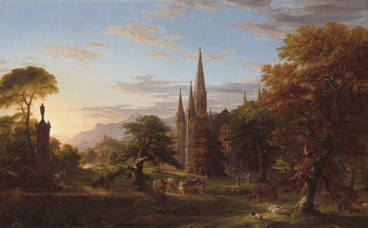 Thomas Cole The Return (mk13) oil painting picture